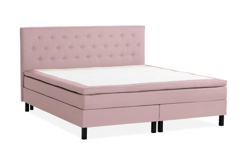 NAZAMA Sängpaket 210x210 Memorymadrass Rosa - Möbler - Sovrum - Sängar - Komplett Sängpaket