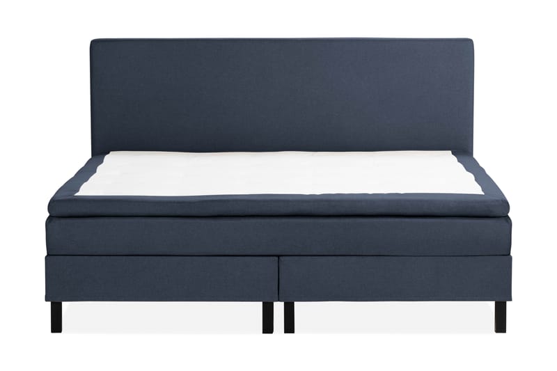 NAZAMA Sängpaket 210x210 Skummadrass Blå - Komplett Sängpaket - Kontinentalsängar