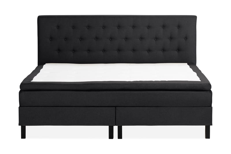 NAZAMA Sängpaket 210x210 Skummadrass Svart - Möbler - Sovrum - Sängar - Kontinentalsängar