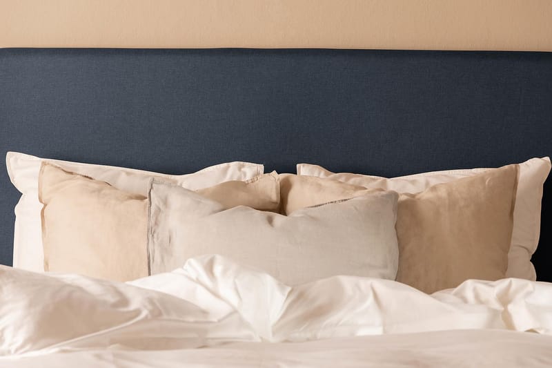 NAZAMA Sängpaket 90x200 Latexmadrass Blå - Möbler - Sovrum - Sängar - Kontinentalsängar