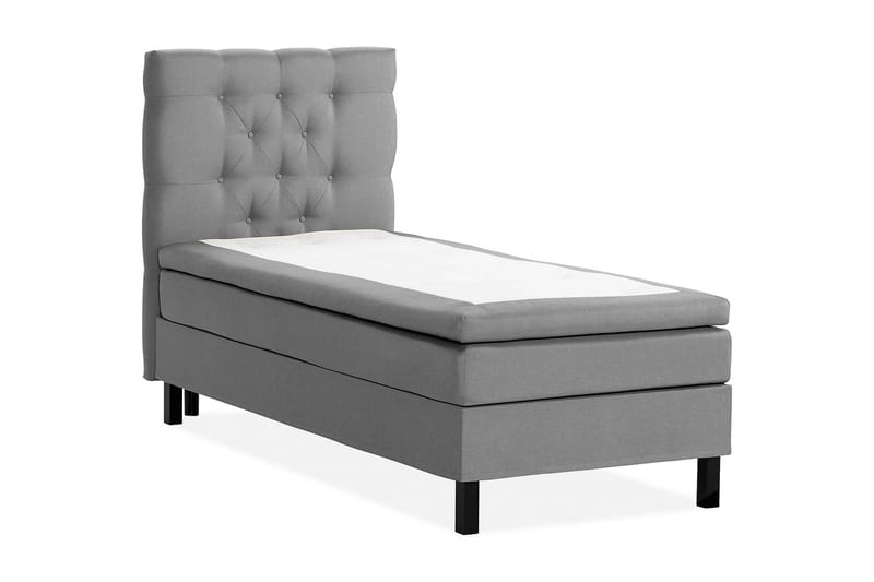 NAZAMA Sängpaket 90x200 Latexmadrass Grå - Möbler - Sovrum - Sängar - Komplett Sängpaket