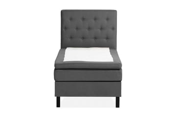 NAZAMA Sängpaket 90x200 Latexmadrass Mörkgrå