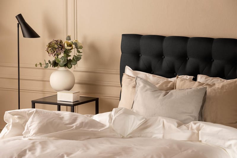 NAZAMA Sängpaket 90x200 Latexmadrass Svart - Möbler - Sovrum - Sängar - Komplett Sängpaket