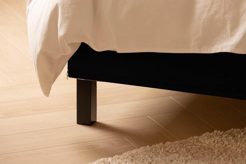 NAZAMA Sängpaket 90x200 Latexmadrass Svart - Möbler - Sovrum - Sängar - Komplett Sängpaket