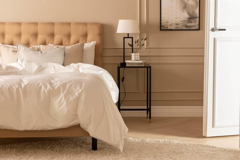 NAZAMA Sängpaket 90x200 Memorymadrass Beige - Möbler - Sovrum - Sängar - Kontinentalsängar
