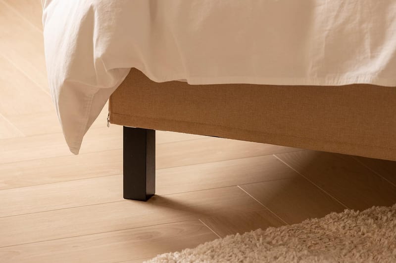 NAZAMA Sängpaket 90x200 Memorymadrass Beige - Möbler - Sovrum - Sängar - Kontinentalsängar