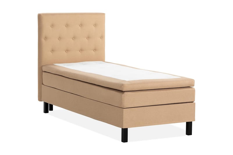 NAZAMA Sängpaket 90x200 Memorymadrass Beige - Möbler - Sovrum - Sängar - Kontinentalsängar