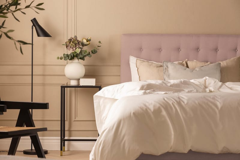 NAZAMA Sängpaket 90x200 Memorymadrass Rosa - Möbler - Sovrum - Sängar - Komplett Sängpaket