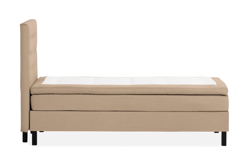 NAZAMA Sängpaket 90x200 Skummadrass Beige - Komplett Sängpaket - Kontinentalsängar