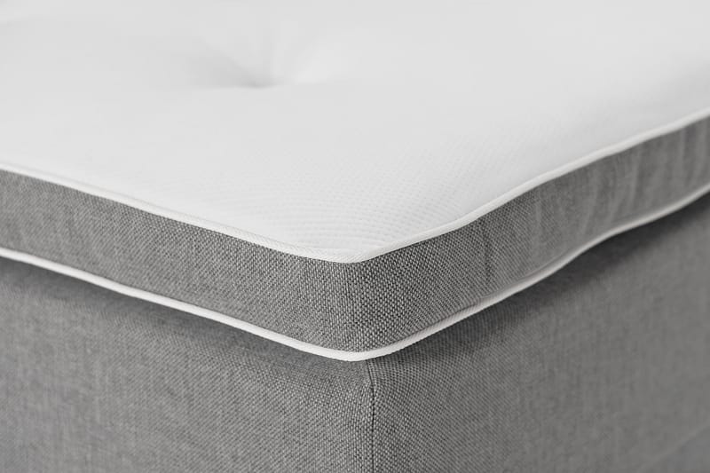 NOVELLA Familjesäng 240x200 cm Ljusgrå (+Fler val) - Möbler - Sovrum - Sängar - Komplett Sängpaket