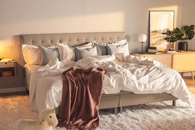 NOVELLA Familjesäng 240x200 cm Mullvad (+Fler val) - Möbler - Sovrum - Sängar - Kontinentalsängar