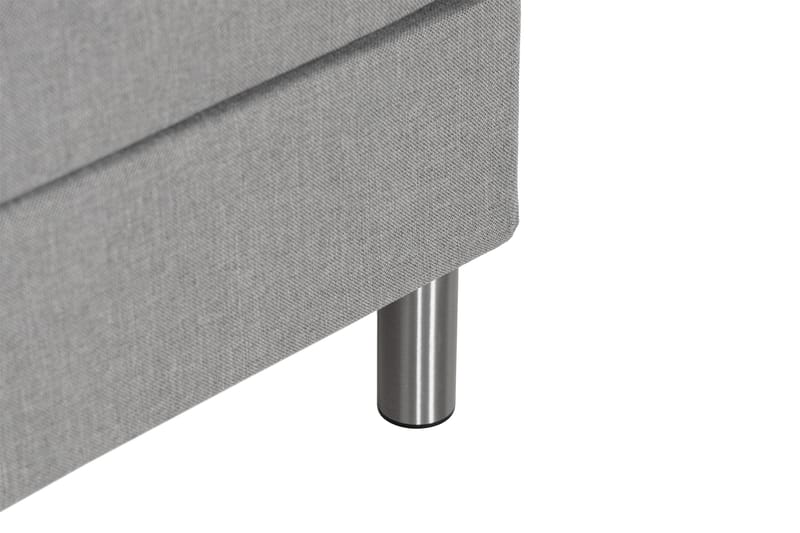 NOVELLA Familjesäng Sängpaket 240x200 cm Ljusgrå (+Fler val) - Möbler - Sovrum - Sängar - Kontinentalsängar