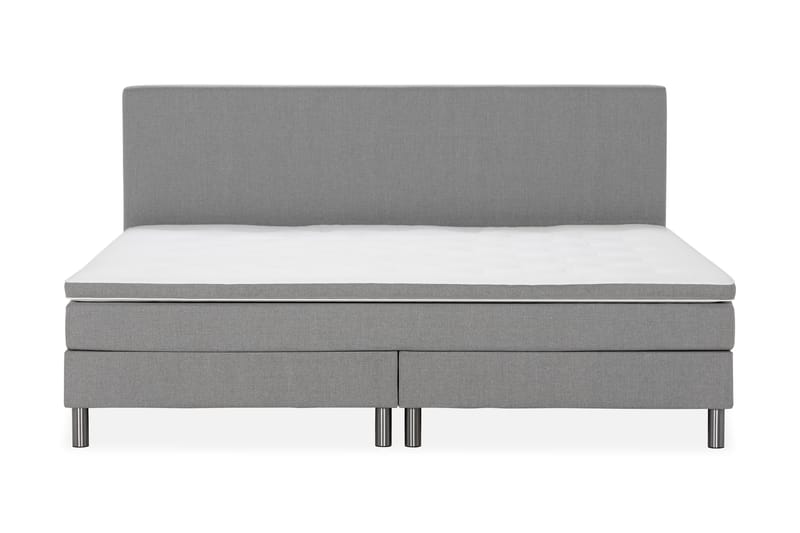 NOVELLA Familjesäng Sängpaket 240x200 cm Ljusgrå (+Fler val) - Möbler - Sovrum - Sängar - Kontinentalsängar