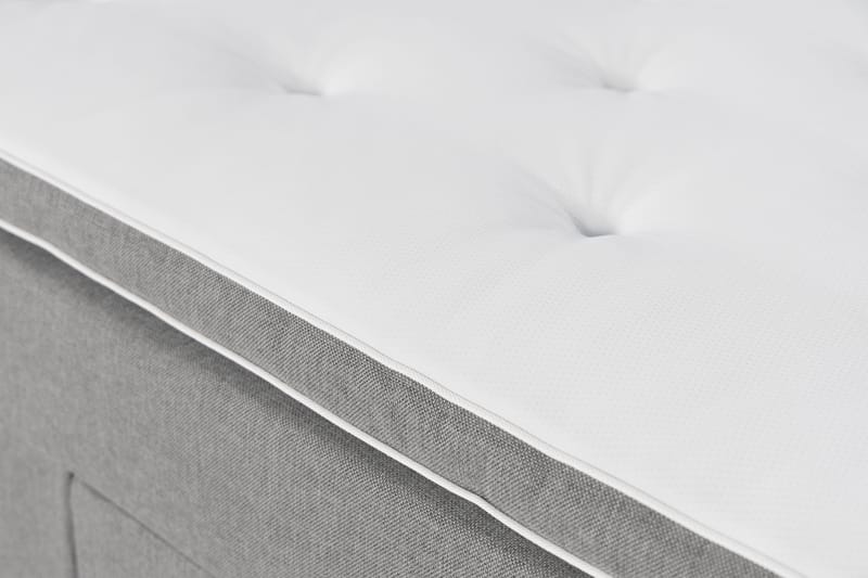 NOVELLA Familjesäng Sängpaket 240x200 cm Ljusgrå (+Fler val) - Komplett Sängpaket - Kontinentalsängar