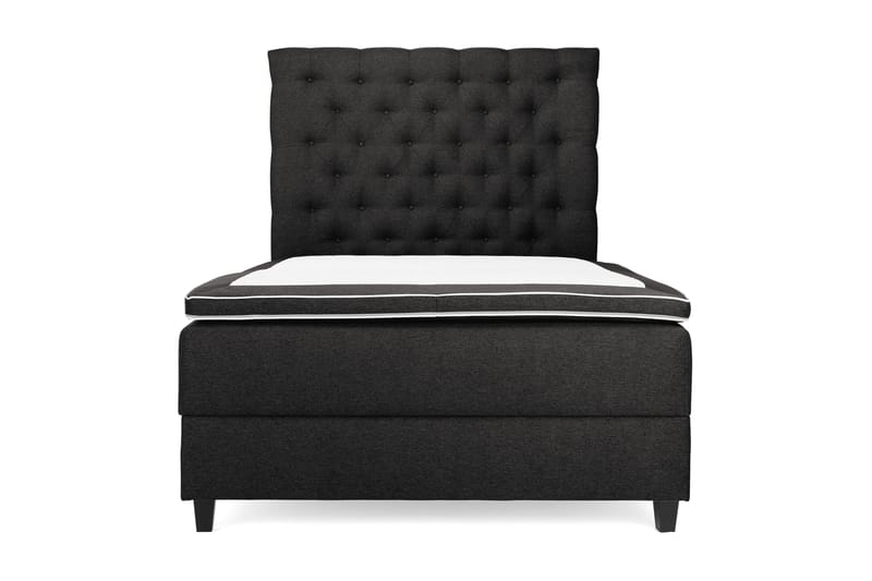 OAKHAM Komplett Sängpaket Säng med Förvaring 140x200 Mörkgrå - Royal King Size Sänggavel 140x200 - Möbler - Sovrum - Sängar - Komplett Sängpaket