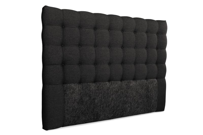 OAKHAM Komplett Sängpaket Säng med Förvaring 160x200 Mörkgrå - Royal Box Sänggavel 160 cm - Möbler - Sovrum - Sängar - Dubbelsängar
