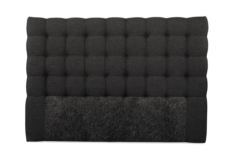 OAKHAM Komplett Sängpaket Säng med Förvaring 160x200 Mörkgrå - Royal Box Sänggavel 160 cm - Möbler - Sovrum - Sängar - Dubbelsängar