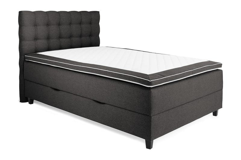 OAKHAM Säng med Förvaring 120x200 Beige - Möbler - Sovrum - Sängar - Komplett Sängpaket