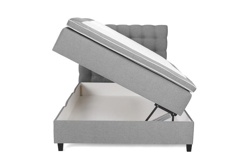 OAKHAM Säng med Förvaring 120x200 Beige - Möbler - Sovrum - Sängar - Komplett Sängpaket