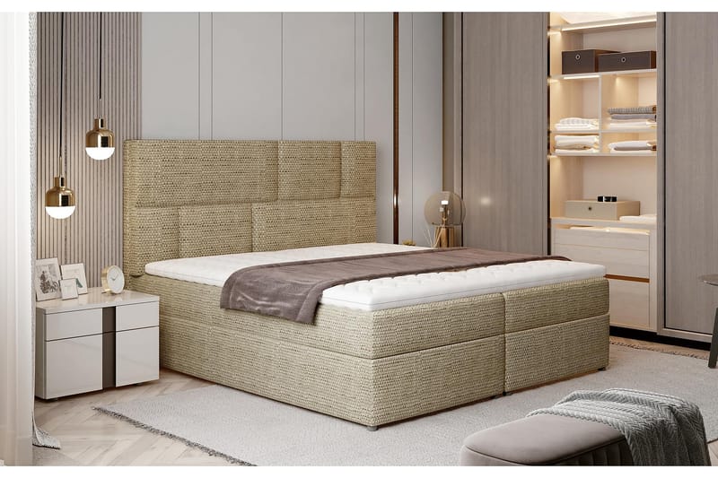 PERETOLA Sängpaket 180x200 cm Beige - Möbler - Sovrum - Sängar - Komplett Sängpaket