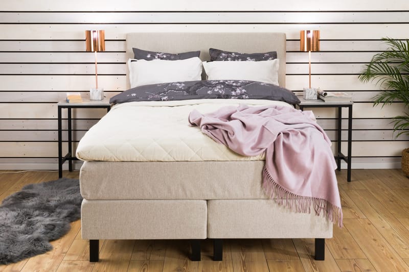 Princess Sängpaket 140x200cm - Beige - Möbler - Sovrum - Sängar - Kontinentalsängar