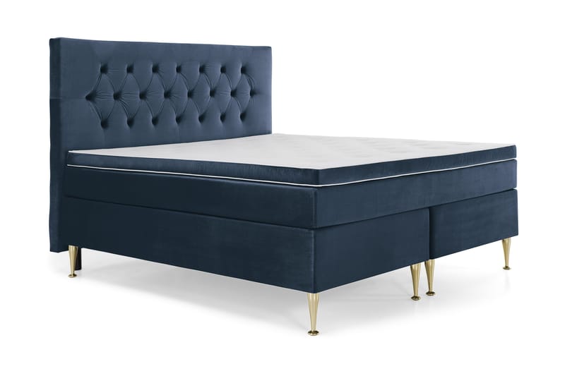 Royal Velvet Kontinentalsäng 180x200 cm - Mörkblå - Möbler - Sovrum - Sängar - Kontinentalsängar