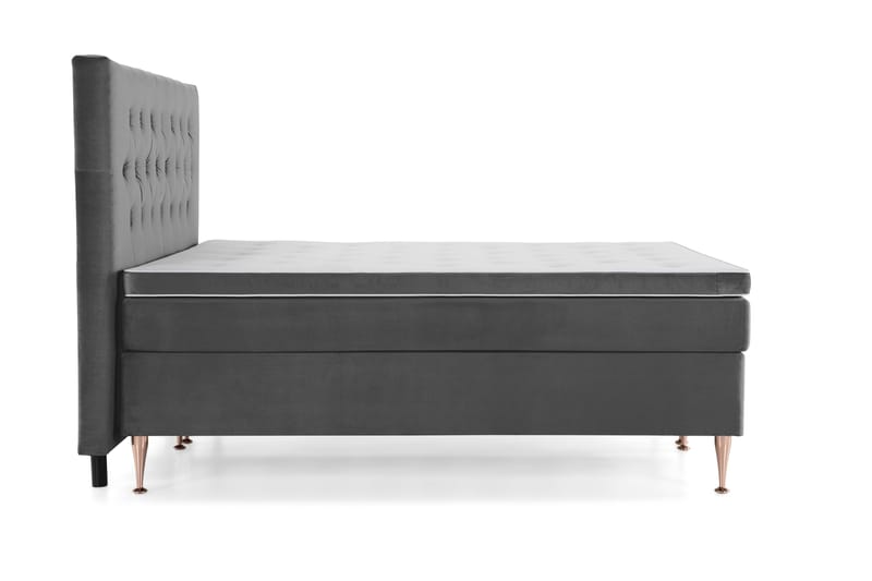 Royal Velvet Kontinentalsäng 180x200 cm - Mörkgrå - Möbler - Sovrum - Sängar - Kontinentalsängar