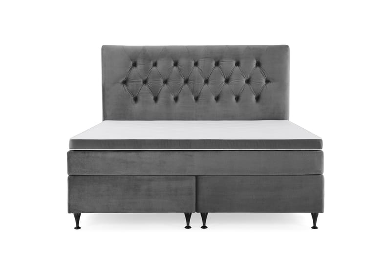 Royal Velvet Kontinentalsäng 180x200 cm - Mörkgrå - Möbler - Sovrum - Sängar - Kontinentalsängar