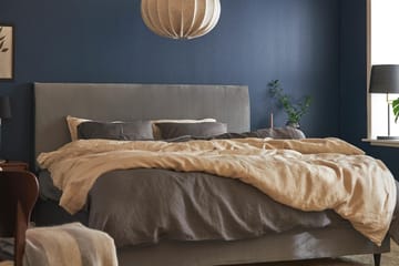 Santorini Kontinentalsäng 160x200 - Grå - Möbler - Sovrum - Sängar - Komplett Sängpaket