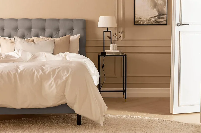 Scarlett Kontinentalsäng 120x200 Skummadrass - Grå - Möbler - Sovrum - Sängar - Kontinentalsängar