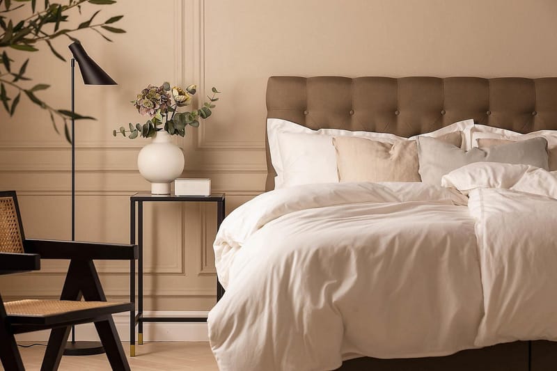 Scarlett Kontinentalsäng 150x200 Skummadrass - Brun - Möbler - Sovrum - Sängar - Kontinentalsängar