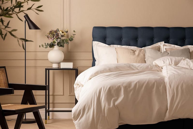 Scarlett Kontinentalsäng 160x200 Skummadrass - Blå - Möbler - Sovrum - Sängar - Kontinentalsängar