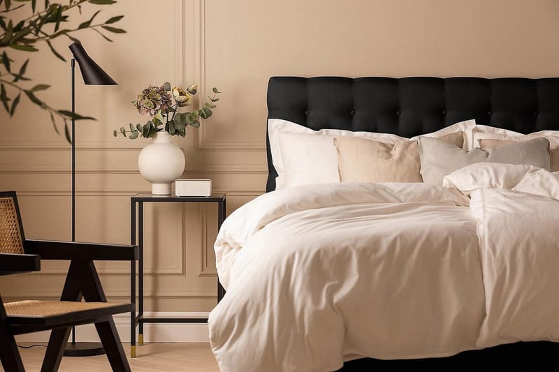 Scarlett Kontinentalsäng 180x200 Skummadrass - Svart - Möbler - Sovrum - Sängar - Kontinentalsängar