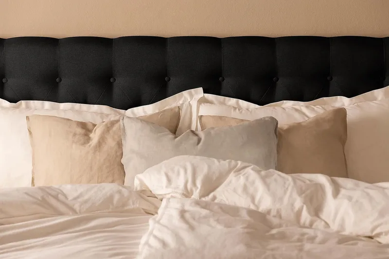 Scarlett Kontinentalsäng 180x200 Skummadrass - Svart - Möbler - Sovrum - Sängar - Kontinentalsängar