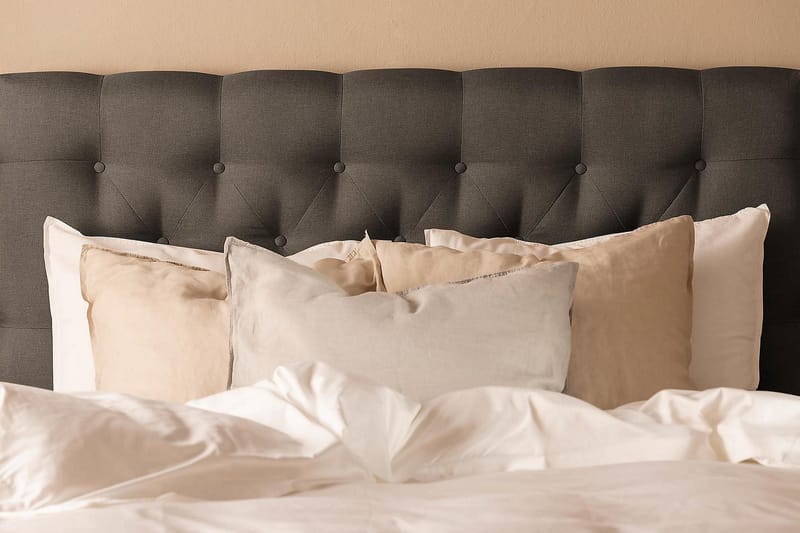 Scarlett Kontinentalsäng 90x200 Latexmadrass - Mörkgrå - Möbler - Sovrum - Sängar - Kontinentalsängar