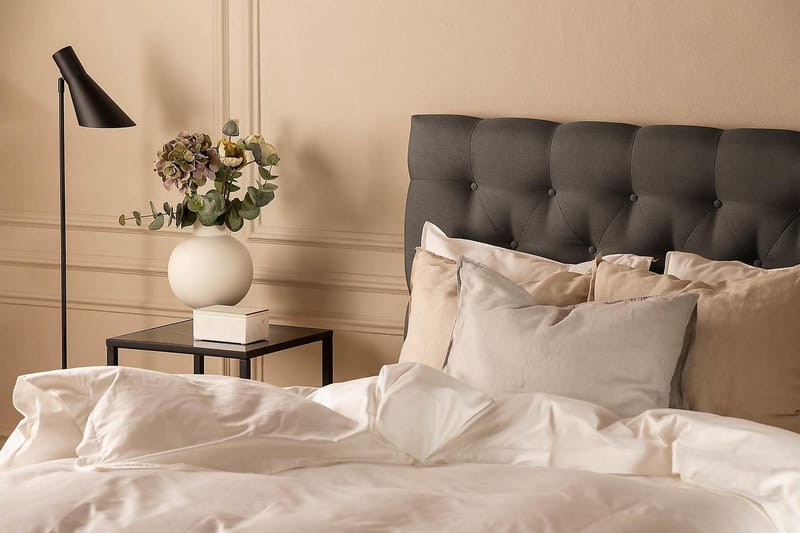 Scarlett Kontinentalsäng 90x200 Latexmadrass - Mörkgrå - Möbler - Sovrum - Sängar - Kontinentalsängar