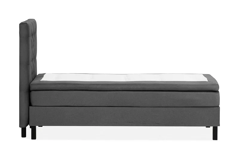 Scarlett Kontinentalsäng 90x200 Latexmadrass - Mörkgrå - Möbler - Sovrum - Sängar - Kontinentalsängar
