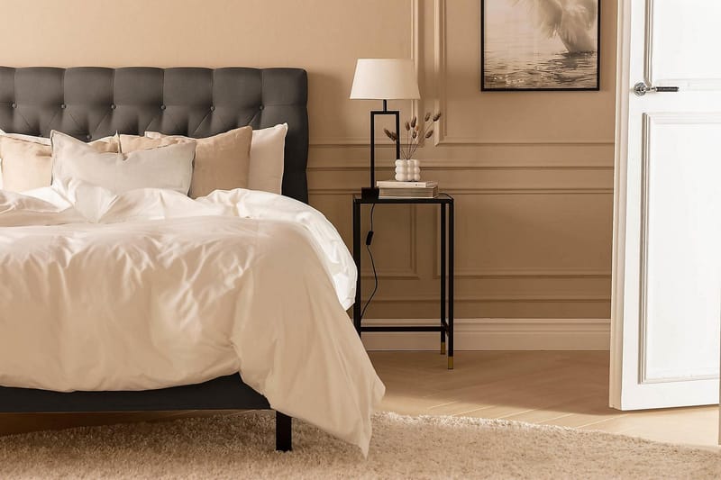 Scarlett Kontinentalsäng 90x200 Skummadrass - Mörkgrå - Möbler - Sovrum - Sängar - Kontinentalsängar