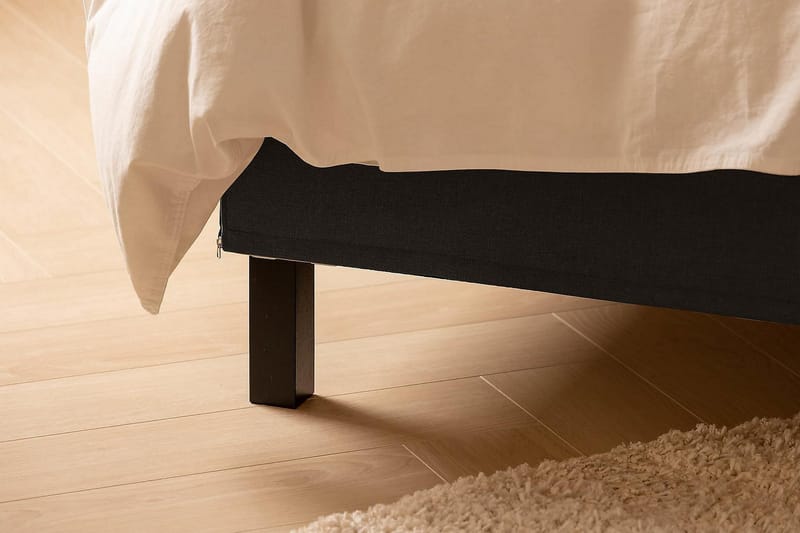 Scarlett Kontinentalsäng 90x200 Skummadrass - Mörkgrå - Möbler - Sovrum - Sängar - Kontinentalsängar