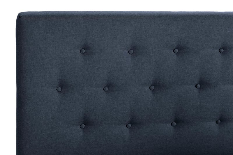 Scarlett Sängpaket 140x200 Latexmadrass - Knappad gavel Blå - Möbler - Sovrum - Sängar - Kontinentalsängar