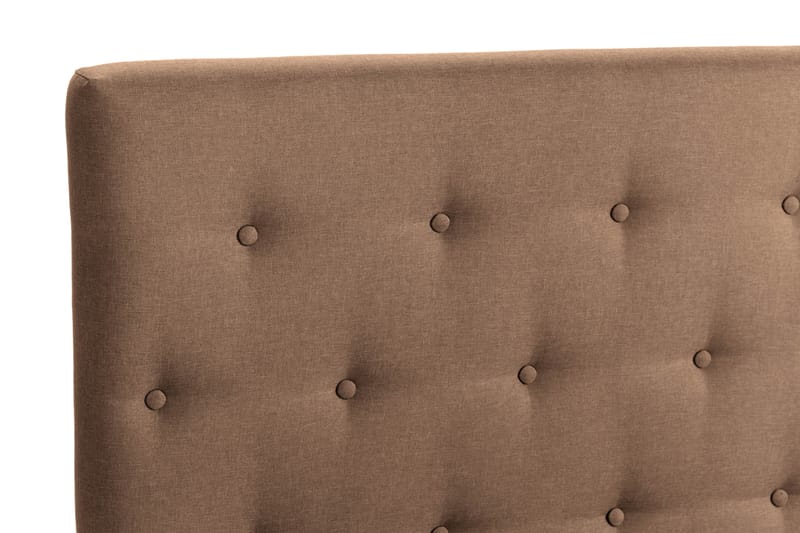 Scarlett Sängpaket 90x200 Skummadrass - Knappad gavel Brun - Möbler - Sovrum - Sängar - Kontinentalsängar