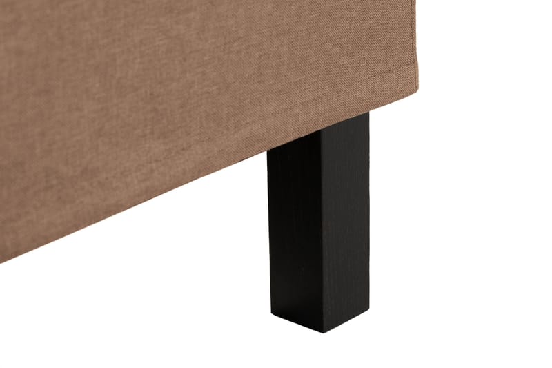 Scarlett Sängpaket 90x200 Skummadrass - Knappad gavel Brun - Möbler - Sovrum - Sängar - Kontinentalsängar