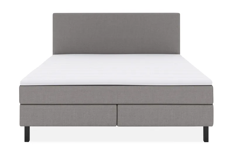 Select No 2 Komplett Sängpaket 180x200 - Ljusgrå/Svart - Möbler - Sovrum - Sängar - Kontinentalsängar