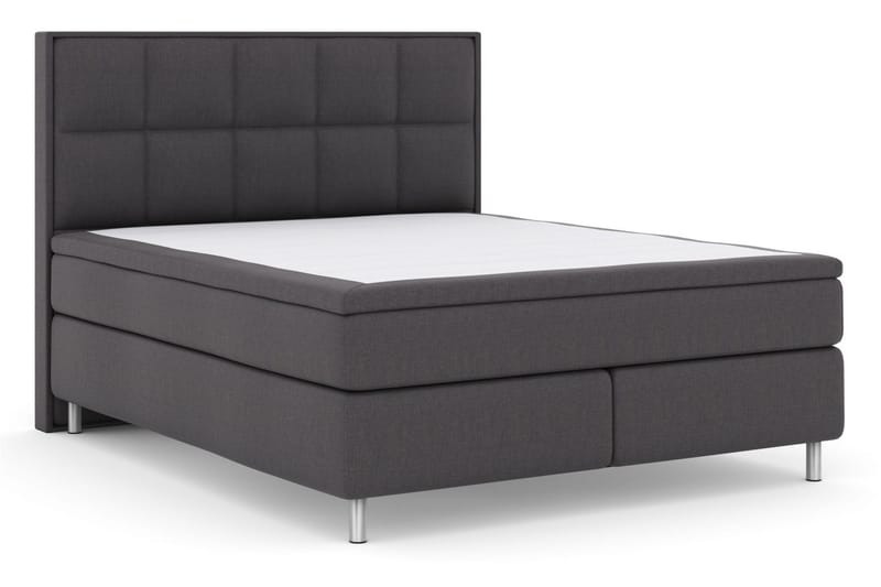 Select No 5 Komplett Sängpaket 180x200 Medium Watergel - Mörkgrå/Metall - Möbler - Sovrum - Sängar - Kontinentalsängar