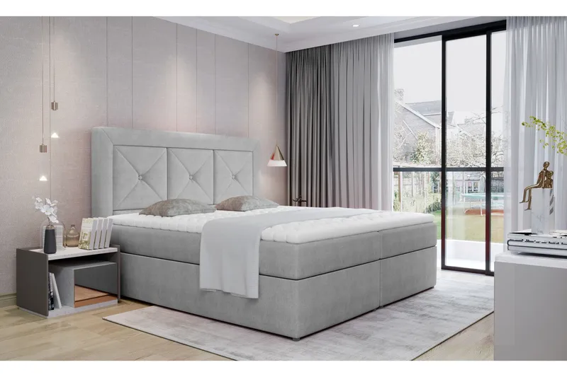 Sidria Sängpaket 140x200 cm, Grå