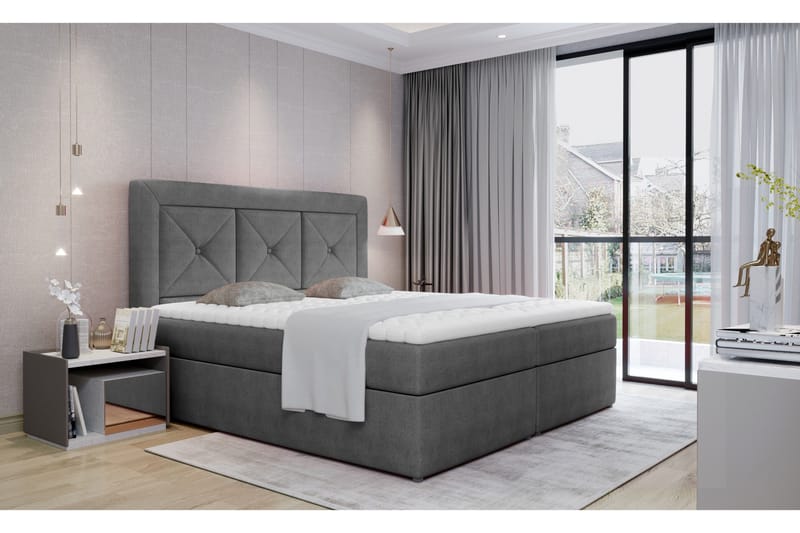 Sidria Sängpaket 140x200 cm, Grå