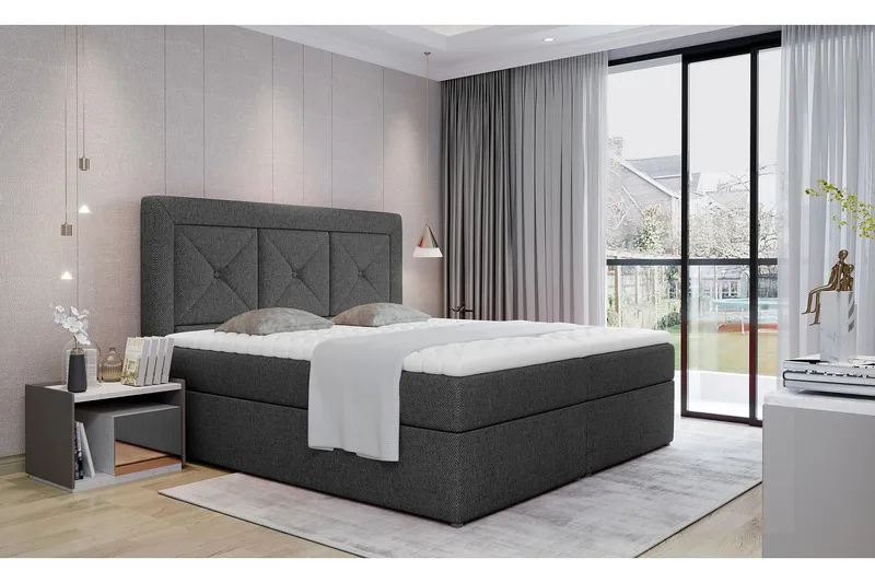 Sidria Sängpaket 160x200 cm, Grå