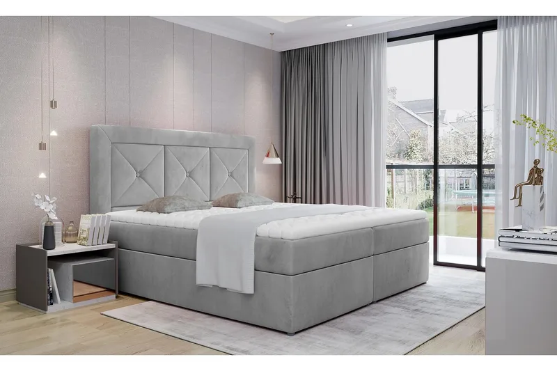 Sidria Sängpaket 180x200 cm, Grå