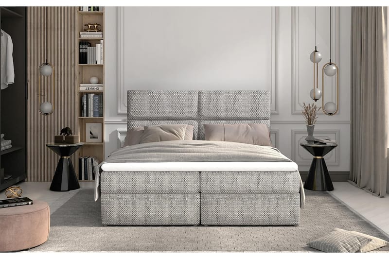 TAMBER Sängpaket 180x200 cm Grå - Möbler - Sovrum - Sängar - Komplett Sängpaket