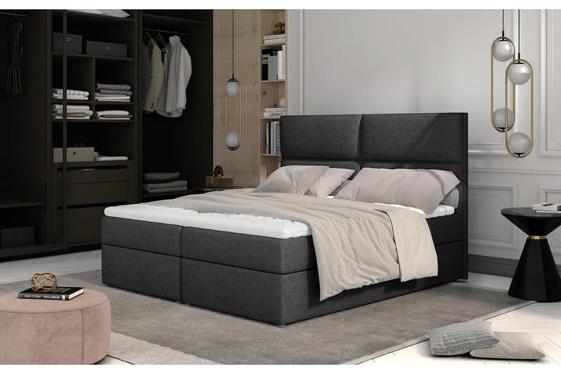 TAMBER Sängpaket 180x200 cm Grå - Möbler - Sovrum - Sängar - Komplett Sängpaket